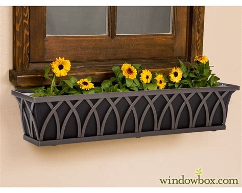 large metal window boxes|window boxes for metal railings.